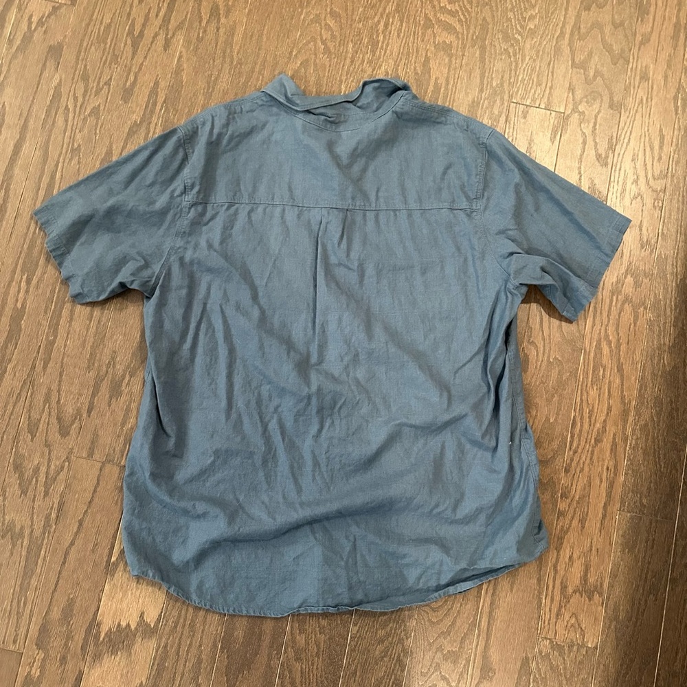 Outdoor Research Blue and Green Casual Button Down Shirt - Picture 13 of 13